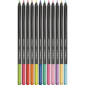 Lápis de COR Redondo Carbon Line 12 Cores Neon Pastel