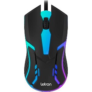 Mouse óptico USB Letron 1000DPI Metron Preto