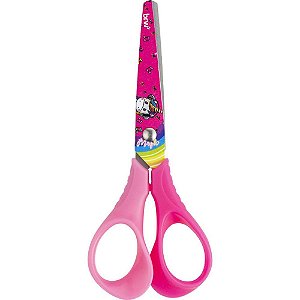 Tesoura Escolar Raptor Lamina Decorada 13CM
