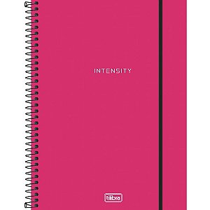 Caderno 01X1 Capa Dura Neon 80FLS PINK PP