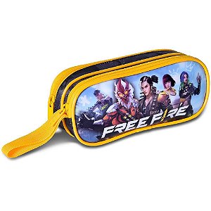 Estojo Tecido Free Fire 2ZIP.