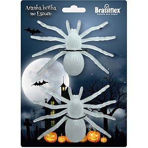 Fantasia Acessório Halloween ARANHA Brilha NO Escuro