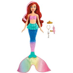 Boneca Disney Ariel Barbatana Mágica