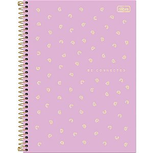 Caderno 10X1 Capa Dura Neon Connect Feminino - 160 Folhas (pacote com 4)