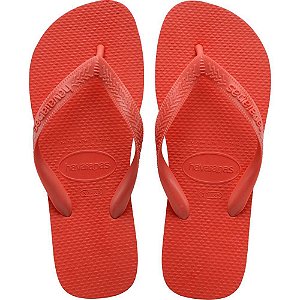 Chinelo Havaianas TOP 39/0 Vermelho CRUSH