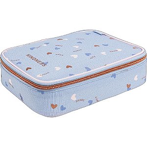 Estojo Tecido Academie BOX GD Coração Rosa