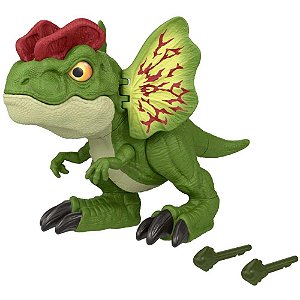 Boneco e Personagem JW Dilophosaurus Uncaged Interactive