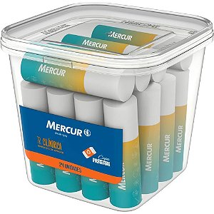 Borracha Branca TR Cilindra Pote com 24