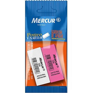 Borracha Colorida PULL PACK FLASH 1 BRANCA/1 Rosa Blister com 2 Unidades