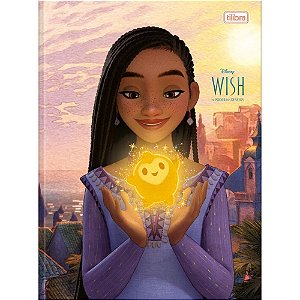 Caderno Brochura Capa Dura WISH - 80 Folhas - Pacote com 5