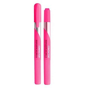 Caneta Marca Texto para Páginas Finas - Rosa Caixa com 12