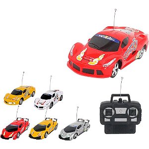 Carrinho Controle Remoto PRO Turbo 7 Funções C/LUZ Sortido
