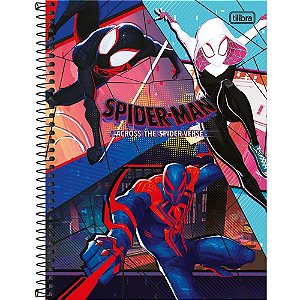 Caderno 10X1 Capa Dura Spider MAN Verse 160FLS. PCT.C/04