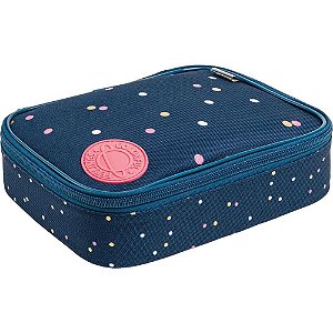 Estojo Tecido Academie BOX Grande DOTS