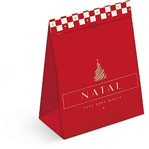 Sacola de Natal Lines GG 41X32,5X13CM. VM PCT.C/10