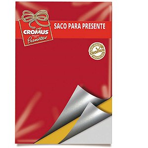Saco Metalizado 30X45CM 3 Cores Lisas Sortidas – Pacote com 50 Unidades