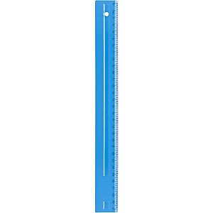 Régua de Poliestireno FULL Color 30CM Azul - Pacote com 24 Unidades