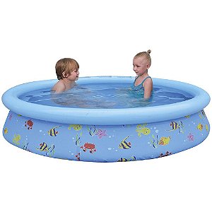 Piscina 1000L Redonda Estampada - Infantil Inflável