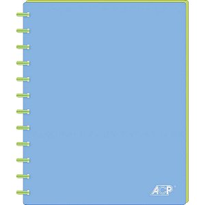 Pasta Catálogo A4 CANDY PP 30 Envelopes AZUL/VERDE