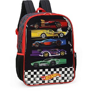 Mochila Infantil HOT Wheels M Preta