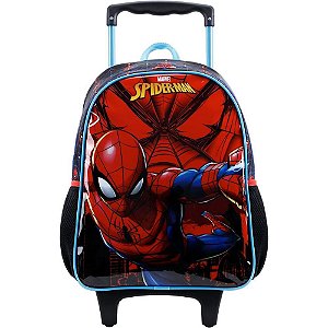 Mochila Infantil com Rodinha SPIDER-MAN X2