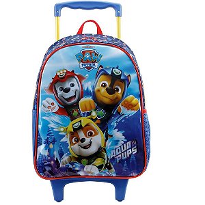 Mochila Infantil com Rodinha Patrulha Canina 16"