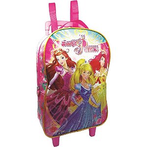 Mochila Infantil com Rodinha Beautiful Princess MD Sortido