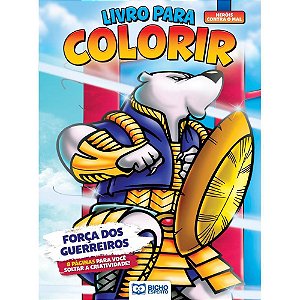 Livro Infantil para Colorir Heróis 8 Páginas - Pacote com 08