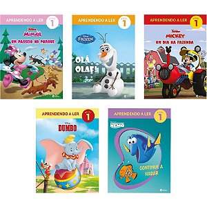 Livro Ensino Disney Aprendendo a LER NIVEL1 PCT.C/05