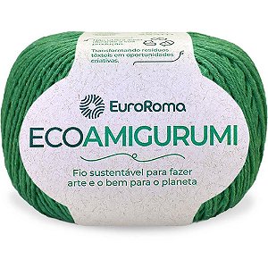 Linha Crochê Ecoamigurumi Verde BAND 8/7FIOS 160G 250MT
