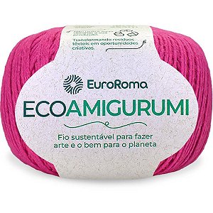 Linha para Crochê Ecoamigurumi PINK 8/7 Fios 160G 254MTS