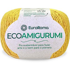 Linha Crochê Ecoamigurumi AMAR. Ouro 8/7 Fios 160G 254MT