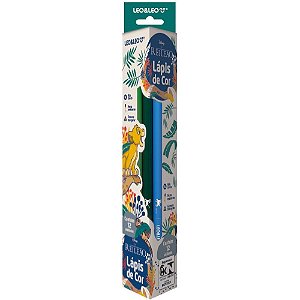 Lápis de COR Triangular Leo e Leo 12 Cores o Rei Leão - Pacote com 12 Unidades