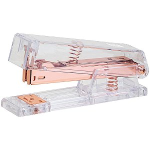 Grampeador Plástico TRIS Transparent Rose 26/6 30F