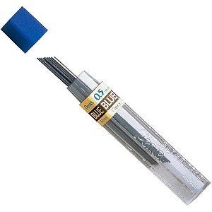 Grafite 0.5MM H HI-POLYMER Azul Pentel - Caixa com 12 Tubos com 12 Minas