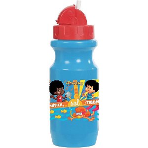 Garrafa Plástica 3 Palavrinhas Retrátil 580ML