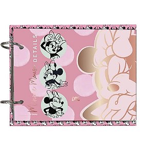 Fichário Mini Minnie HORIZ.2 Argolas 80F