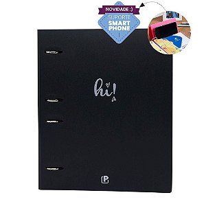 Fichário de PVC Colegial CD 10 Divisórias PT.