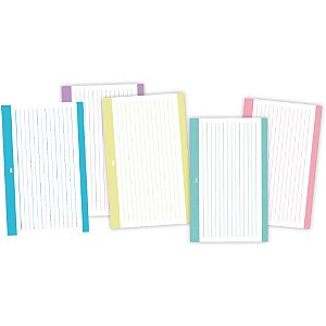 Ficha Pautada Colorida 205X125MM PCT.C/50