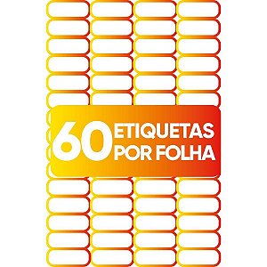 Etiqueta Carta 6189 100 FLS 16,93X44,45 MM CX.C/6000