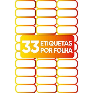 Etiqueta A4 A4356 100FLS 25,4X63,5 MM CX com 3300