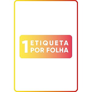 Etiqueta A4 A4267 25 Folhas 210X297MM Caixa com 25