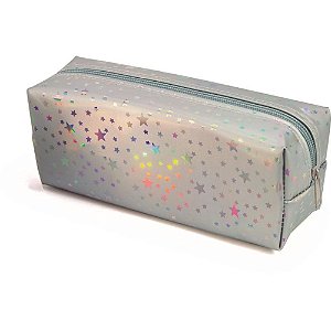 Estojo PVC Retangular STARS BIG 1 Zíper Sortido
