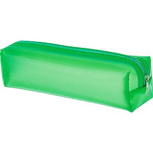 Estojo PVC LIGHTS Verde 1 Zíper Pequeno