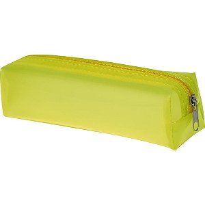 Estojo PVC LIGHTS Amarelo 1 Zíper Pequeno