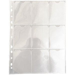 Envelope Plástico para CARDS 9 Lugares - Pacote com 10