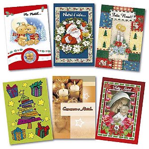 Cartão de Natal KIT-251 54MOD.2501/2554 C/ENV /540