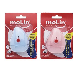 Carimbo Roller Mini + Estilete Sortido
