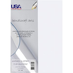 Capa para Encadernação A4 Acetato Cristal 0,17MM Pacote com 50