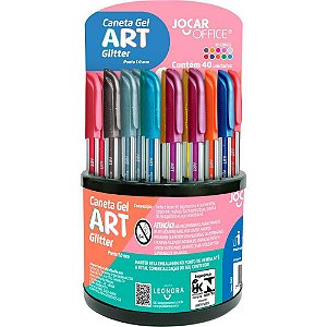 Caneta GEL ART 1.0MM 10CORES Glitter DP.C/40